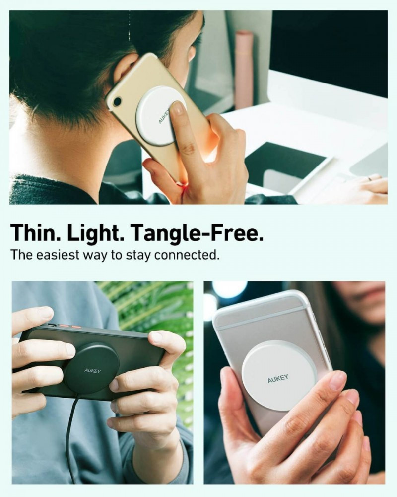 LC-A1 White ładowarka bezprzewodowa MagSafe Qi 15W USB C