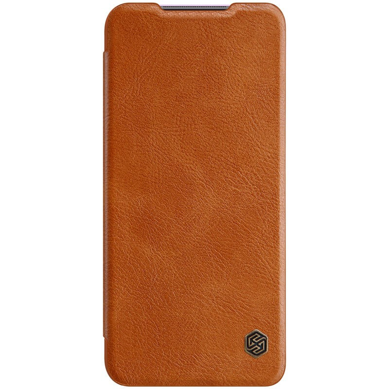 Etui Qin Leather Xiaomi Redmi 10X 5G/10X Pro 5G Brązowe
