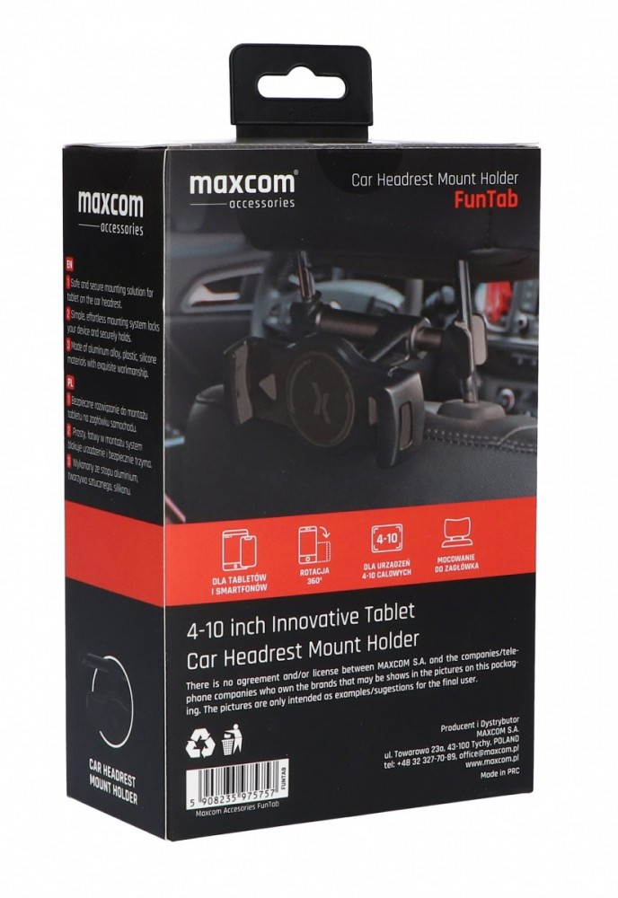 Uchwyt samochodowy na tablet/telefon MAFUNTAB
