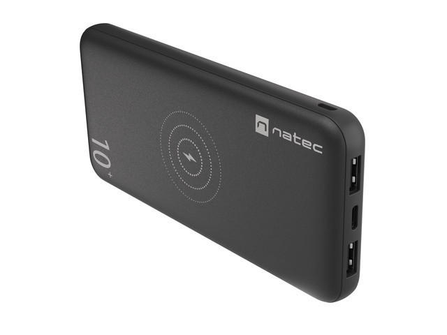 Power Bank Extreme Media Trevi 10000mAh Wireless 10W Czarny