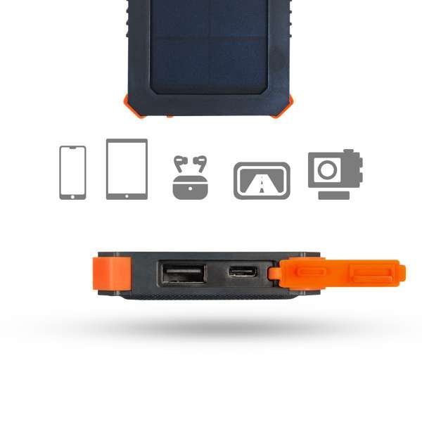 Powerbank solarny 5000 mAh 