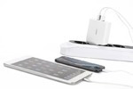 Ładowarka podróżna (EU/US/UK) 2xUSB Typ A (5V/3Amax), 1xUSB Typ C 