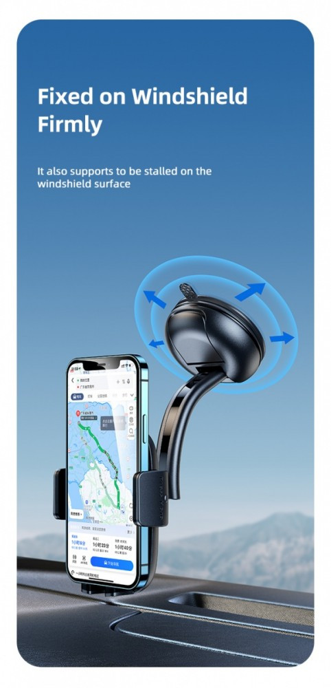 Uchwyt na kokpit lub do szyby US-ZJ063 Czarny 