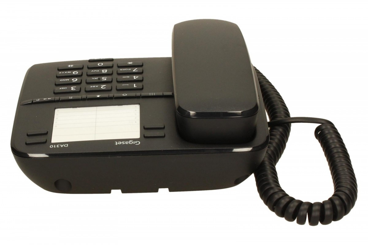 Gigaset Telefon DA310 CZARNY przewodowy
