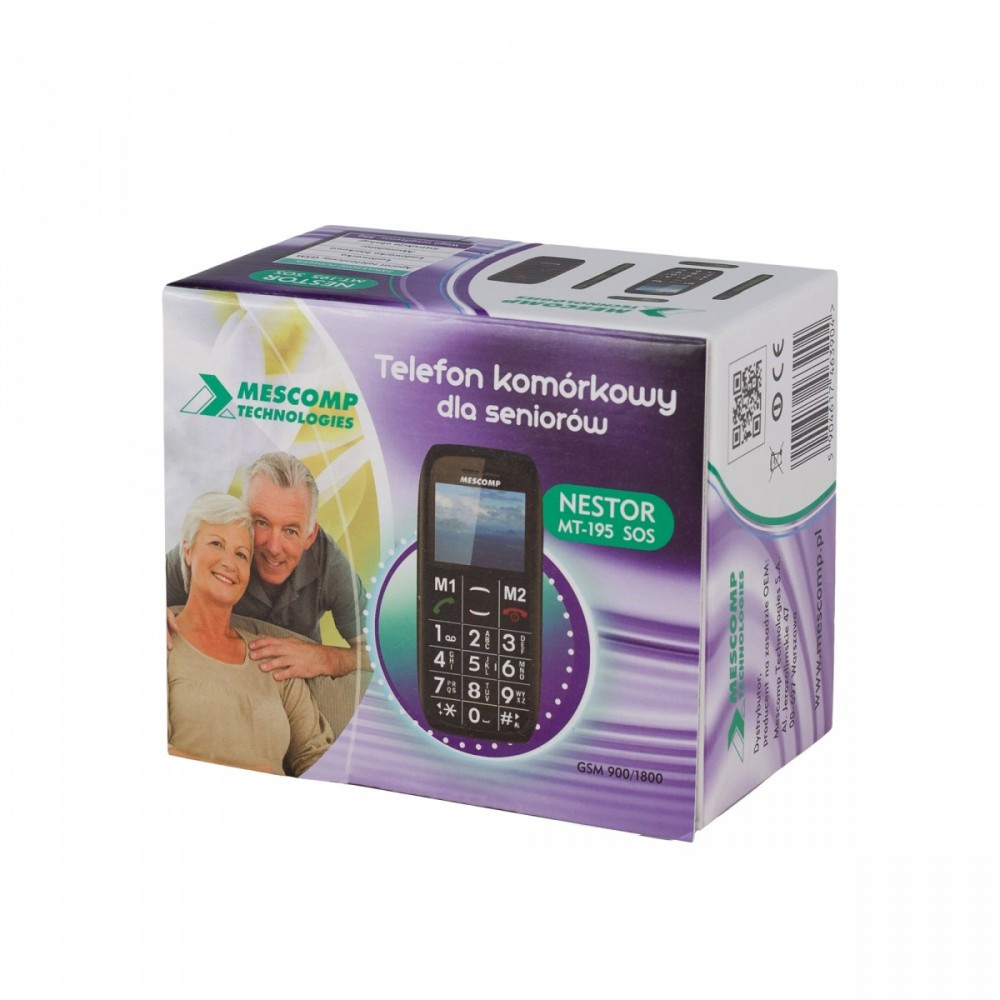 Aparat komórkowy dla seniorów MT-195 Nestor 