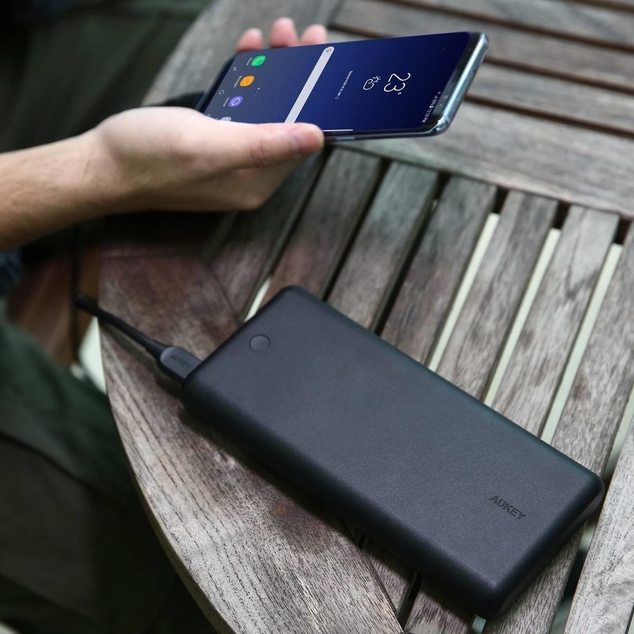 PB-XD26 Black ultraszybki Power Bank | 26800 mAh | 2xUSB | 6A | Quick Charge 3.0 | Power Delivery | kabel USB-C