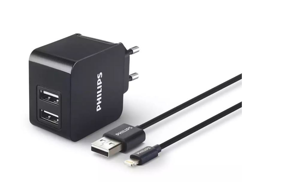 Ładowarka 5V/3.1A 15.5W iPhone 5, iPad 3, iPad mini (z kablem   Apple Lightning)