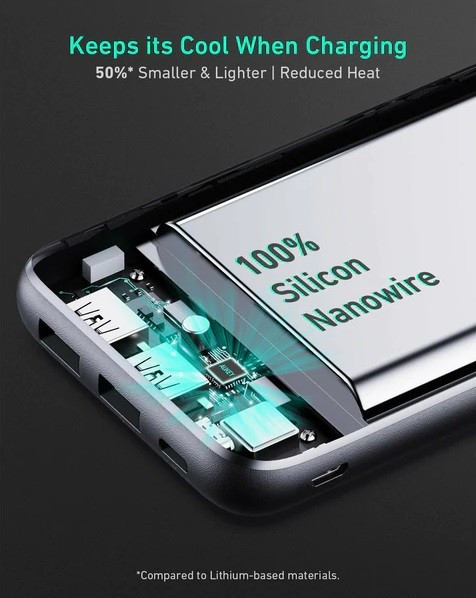 PB-N93A ultraszybki Power Bank | 20000 mAh | 4xUSB | Quick Charge 3.0 | Power Delivery | 18W | LED | kabel USB-C 