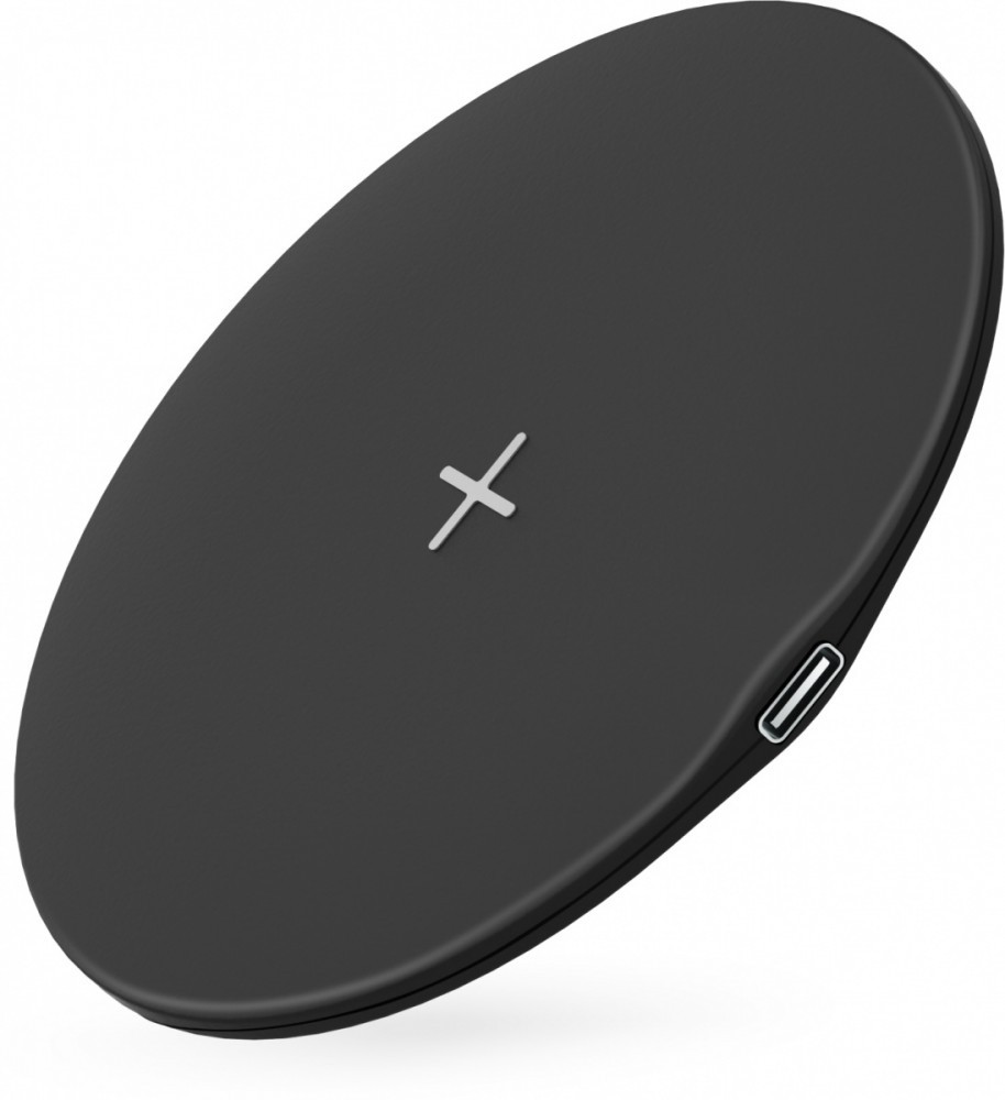 Ładowarka bezprzewodowa 10W YAC 5110BK, LED, certyfikat Qi 