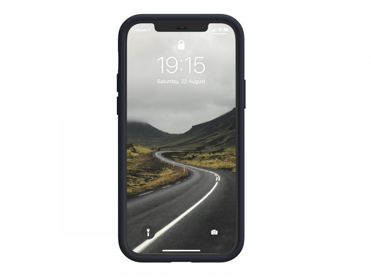 Etui z islandzkiej skóry łososia do iPhone 12 / 12 Pro szare 