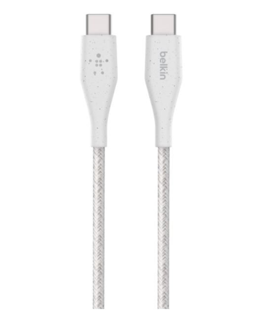 Kabel Boost Charge USB-C/USB-C DURATEK 1,2m Biały 