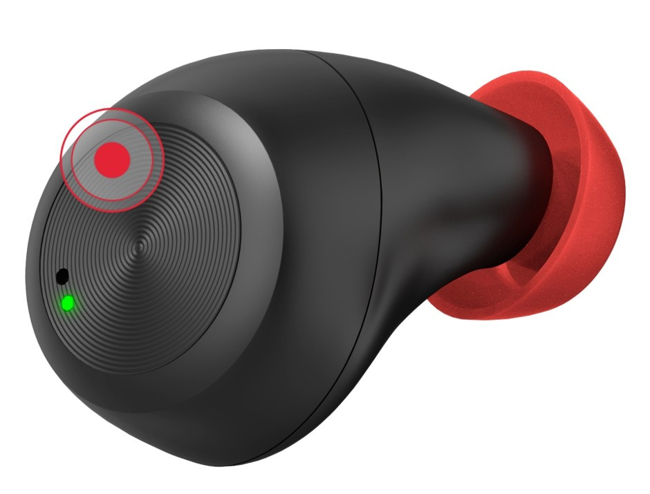 Słuchawki dokanałowe BT TW Spirit Chop czarne