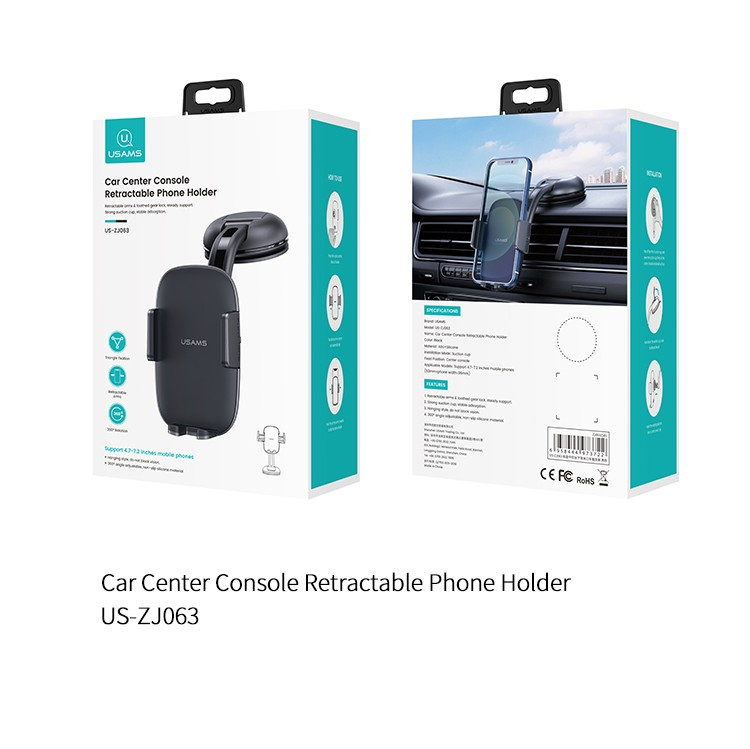 Uchwyt na kokpit lub do szyby US-ZJ063 Czarny 