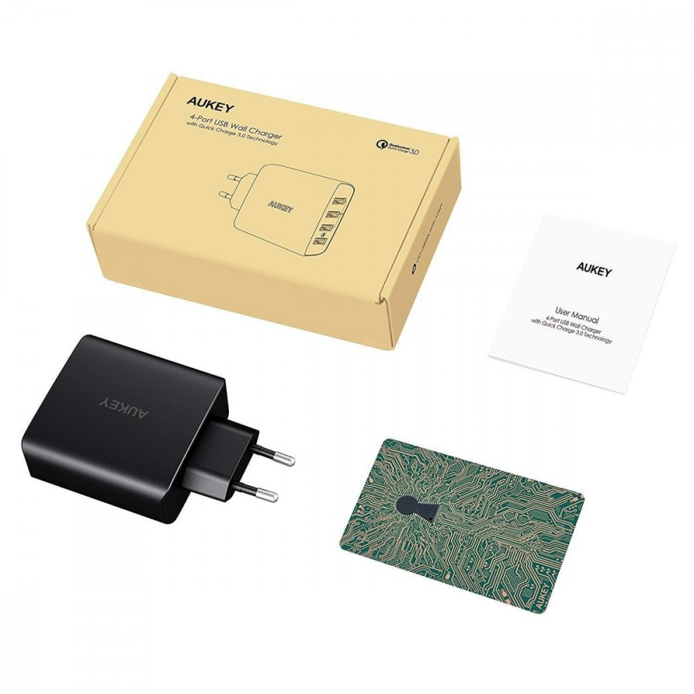 PA-T18 ładowarka sieciowa 4xUSB Quick Charge 3.0 10.2A 42W