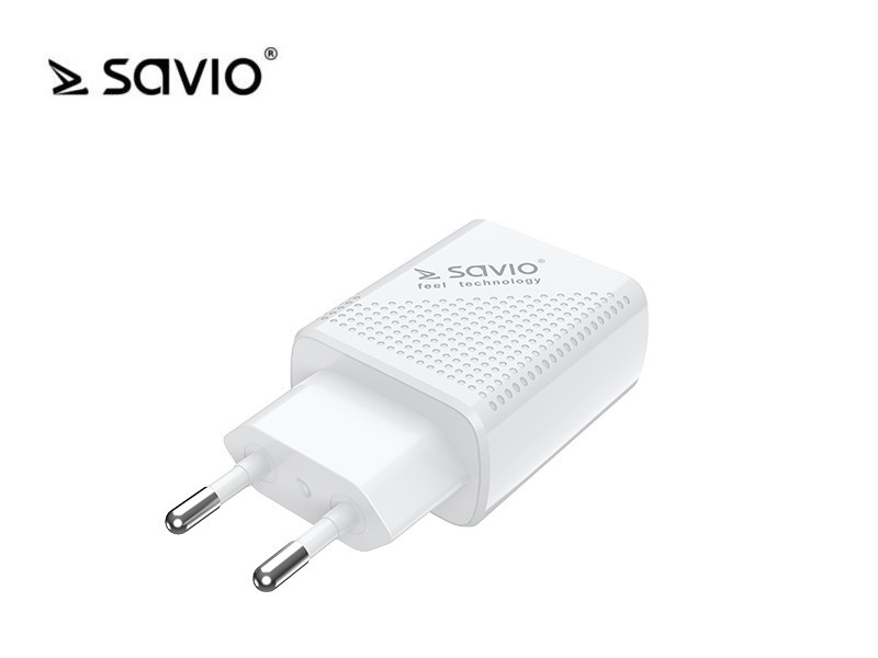 Ładowarka sieciowa SAVIO LA-04 USB Quick Charge Power Delivery 3.0 18W