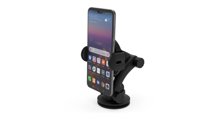 Uchwyt na telefon z ładowarką bezprzewodową