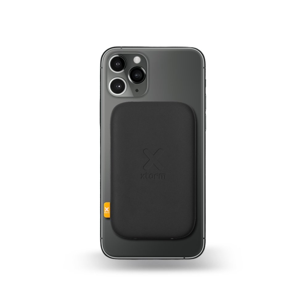 Powerbank magnetyczny 5000 mAh czarny 