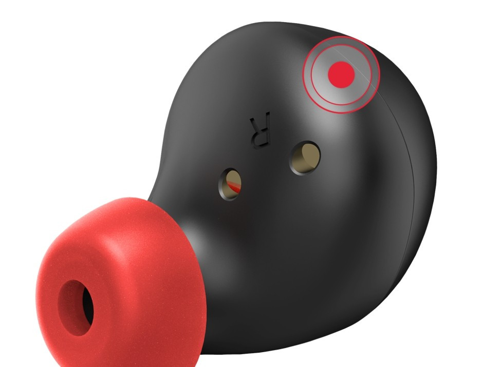 Słuchawki dokanałowe BT TW Spirit Chop czarne