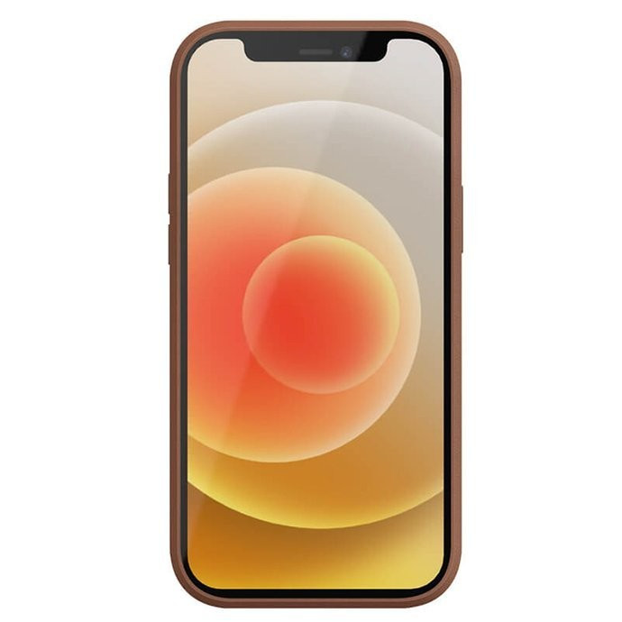 Etui Aoge Leather Case Apple iPhone 12 Mini Brązowe