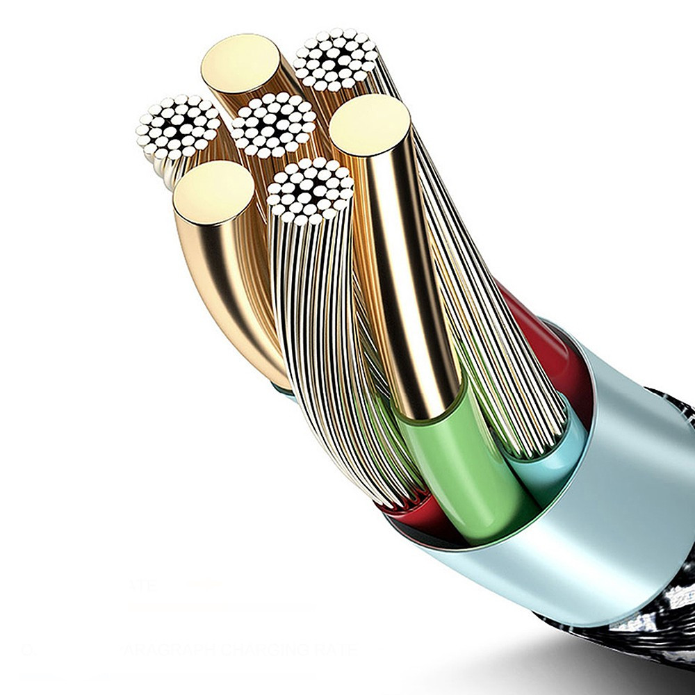 Kabel micro USB fast charge 2.4A 2m MCE483 Czarny 