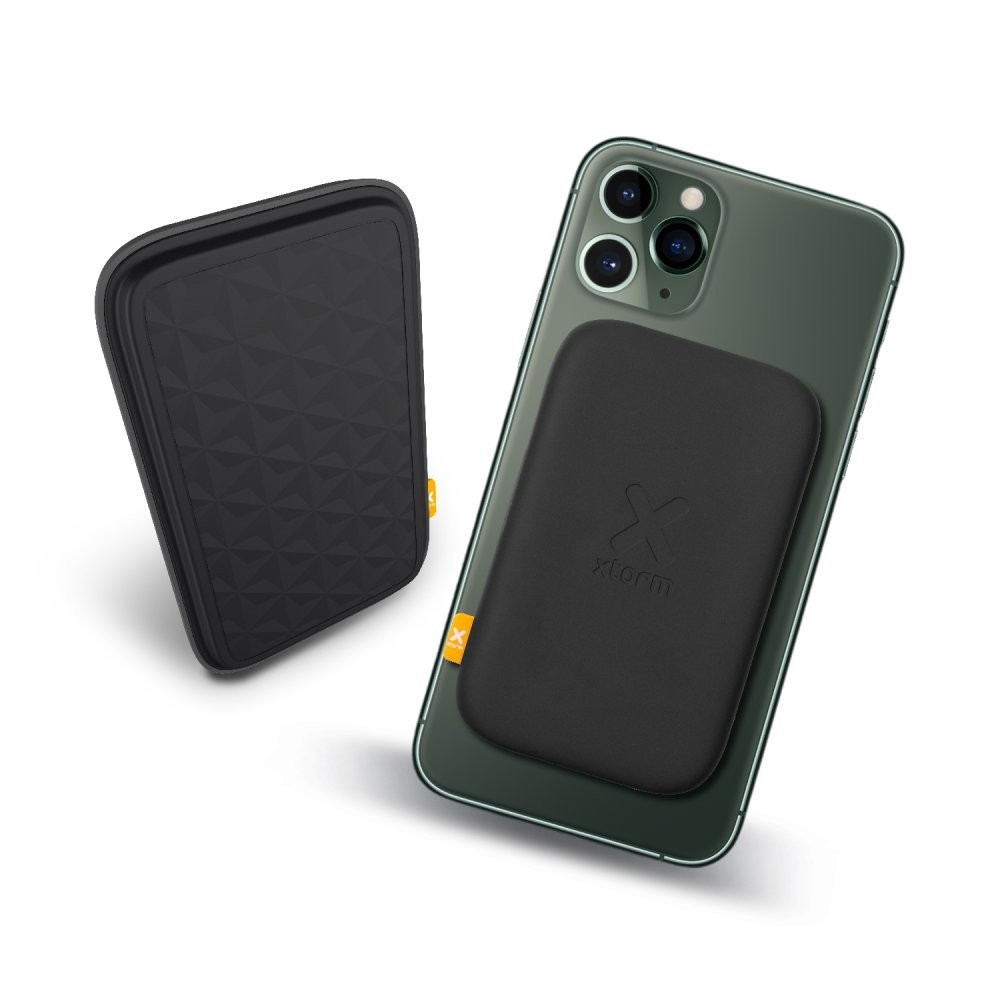 Powerbank magnetyczny 5000 mAh czarny 