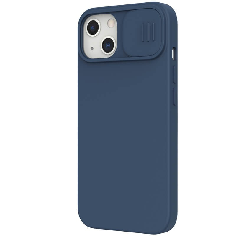 Etui CamShield Silky iPhone 13 Niebieskie