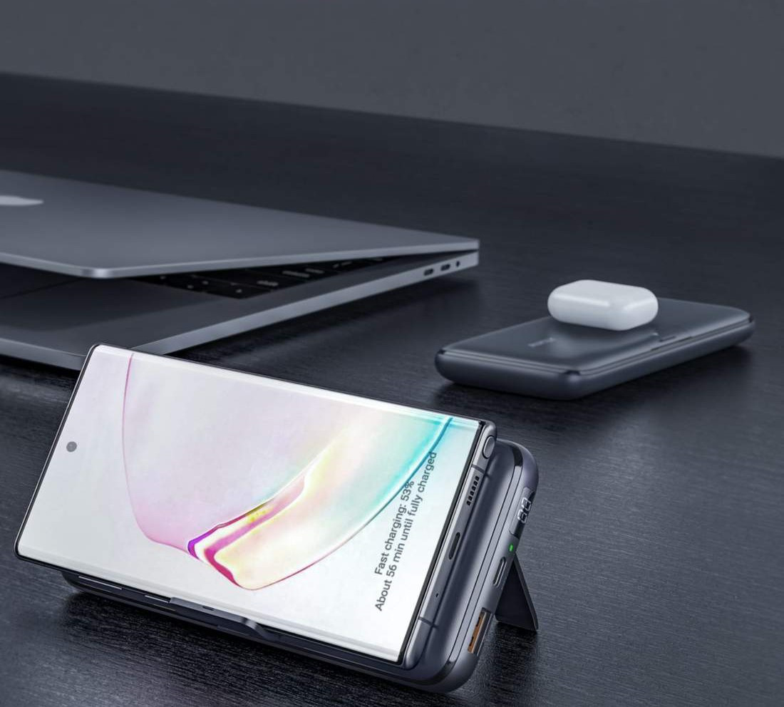 PB-WL03 ultraszybki Power Bank | 20000 mAh | bezprzewodowe ładowanie Qi | LED | Power Delivery 3.0 | Quick Charge 3.0 | 22.5W