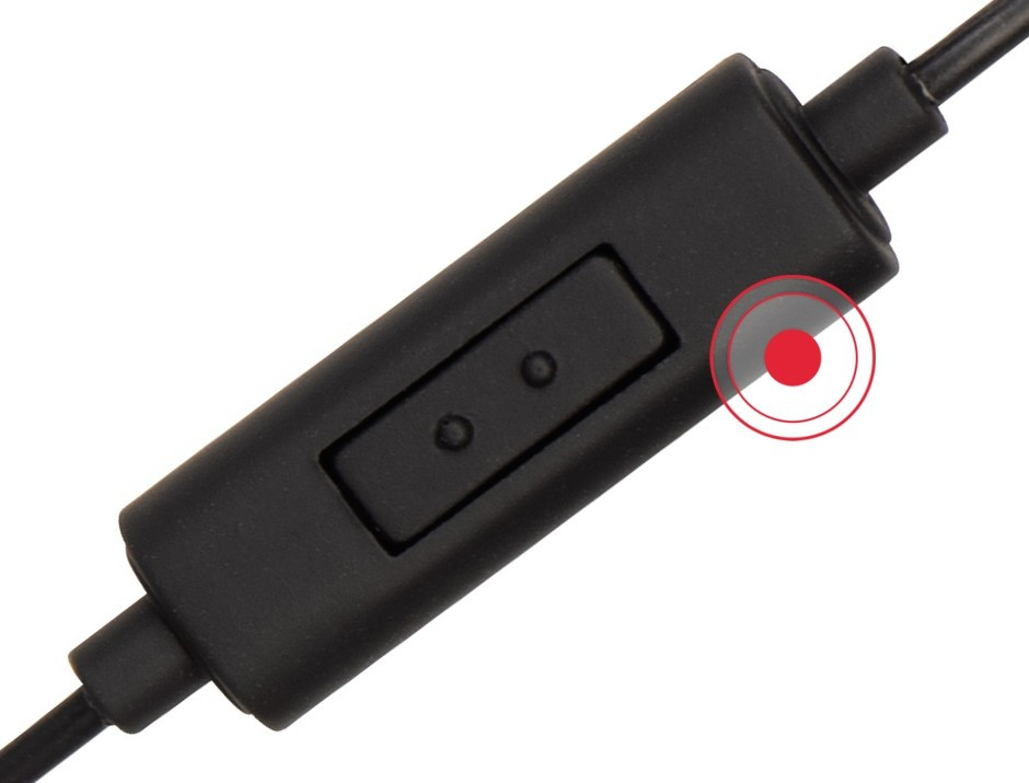 Słuchawki dokanałowe Basic4Phone USB-C czarne