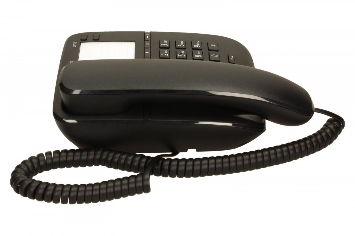 Gigaset Telefon DA310 CZARNY przewodowy