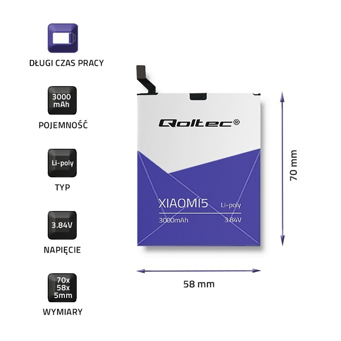 Bateria do Xiaomi 5 / BM22 | 3000mAh 