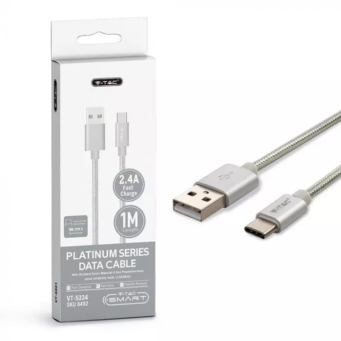 Kabel USB M - USB Typ-C 1M 2.4A 