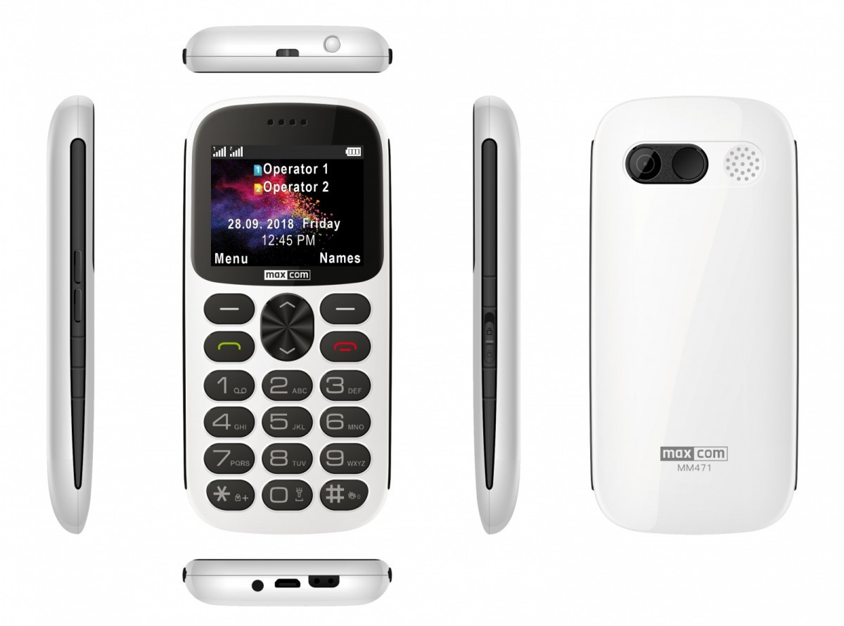 Telefon MM 471BB biały 