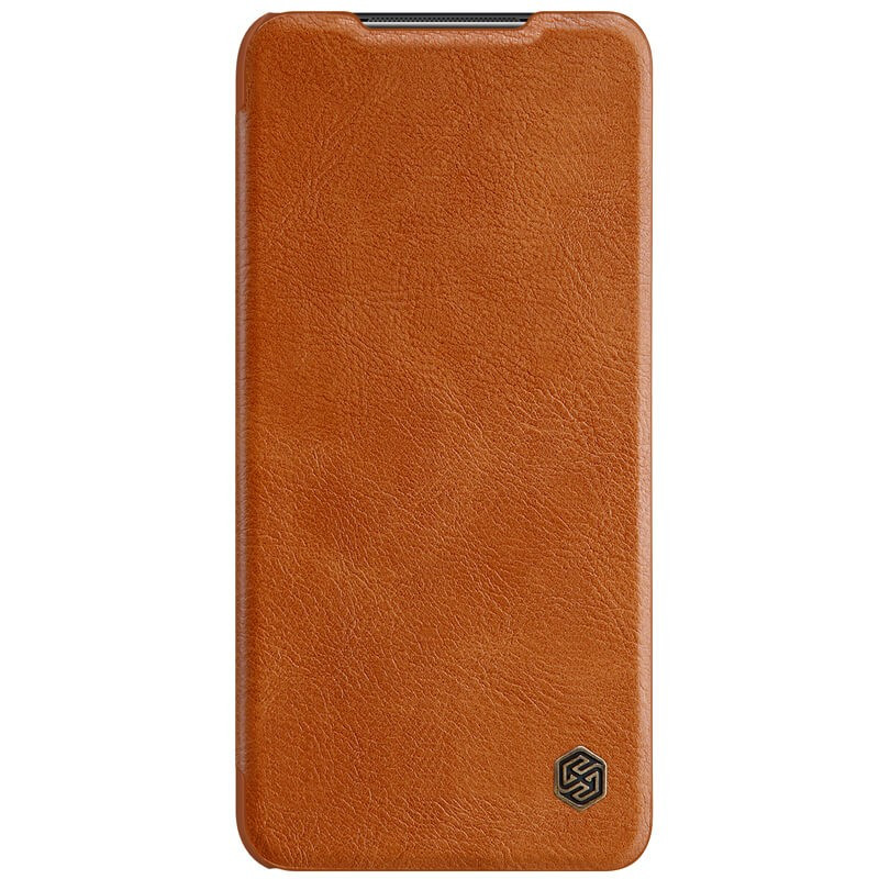 Etui Qin Leather Xiaomi Poco M3 Brązowe