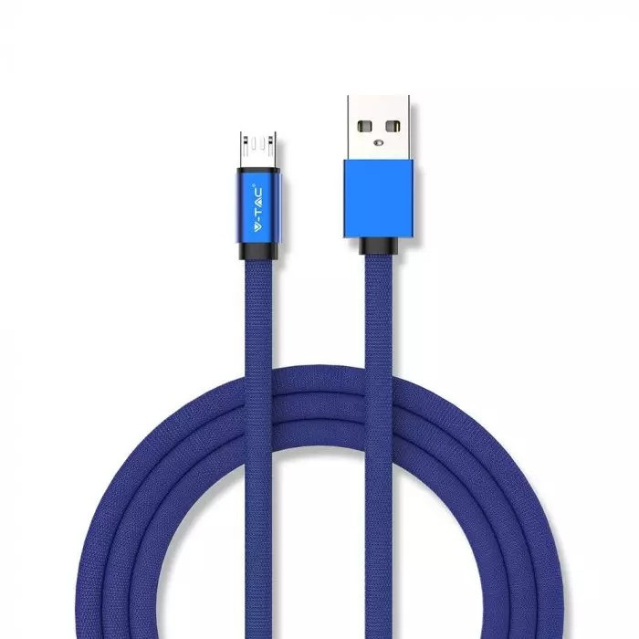 Kabel USB M - microUSB M 1M 2.4A 