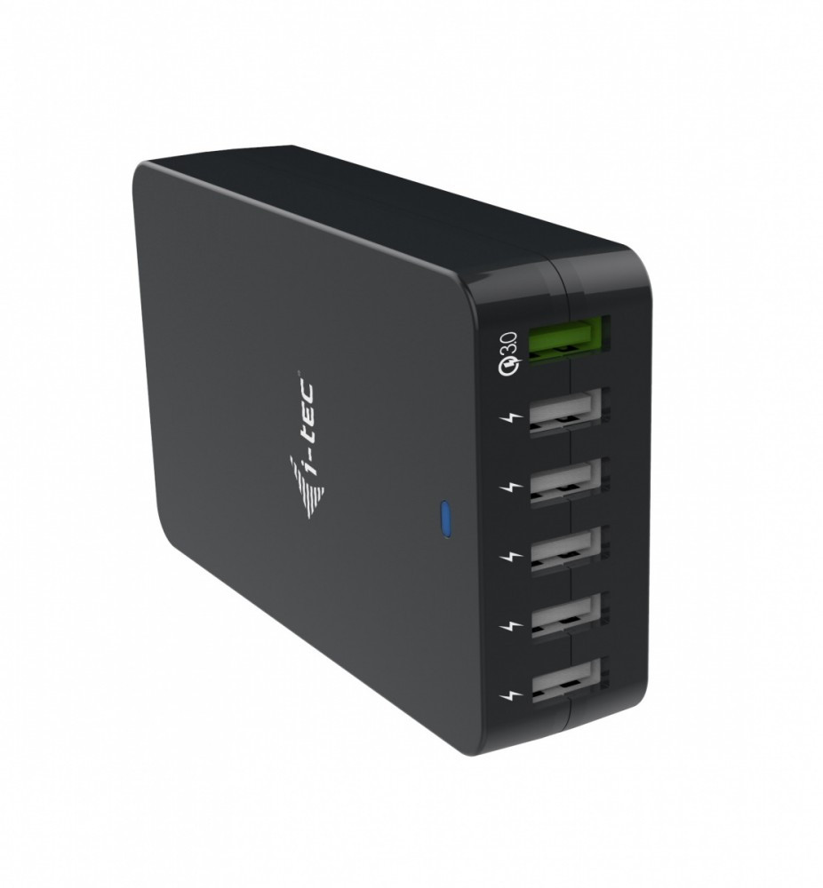 USB Smart Charger 6x Port USB-A 52W 