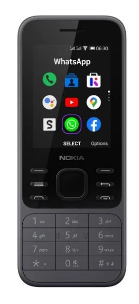 Telefon komórkowy 6300 4G Dual SIM Czarny