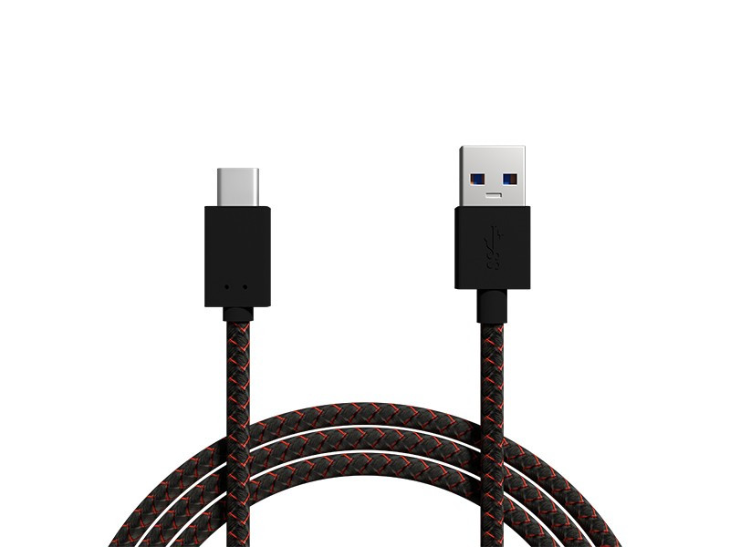 Kabel Cable USB 3.0 A USB-C 1m BLACK
