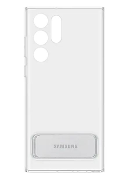 Etui Clear Standing Cover S22 Ultra Transparent