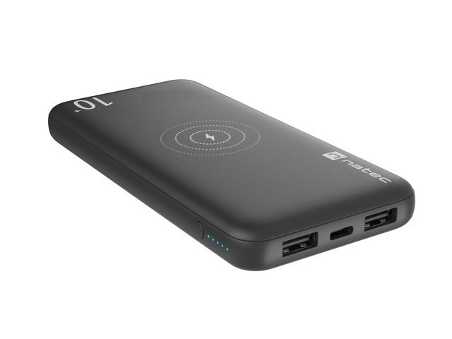 Power Bank Extreme Media Trevi 10000mAh Wireless 10W Czarny