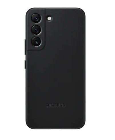 Etui Leather Cover S22 black 