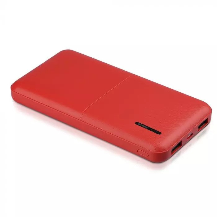 Power Bank 10000 mAh 2A Czerwony 