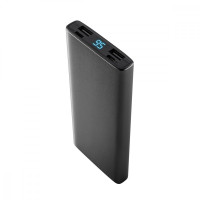 Powerbank PB203 10.000 mAh, metalowy, 10W, 2xUSB-A, Gwiezdna szarość