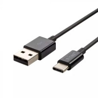 Kabel USB M - USB Typ-C 1m 1.0A Czarny 