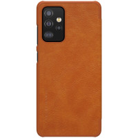 Etui Qin Leather Samsung Galaxy A52 Brązowe